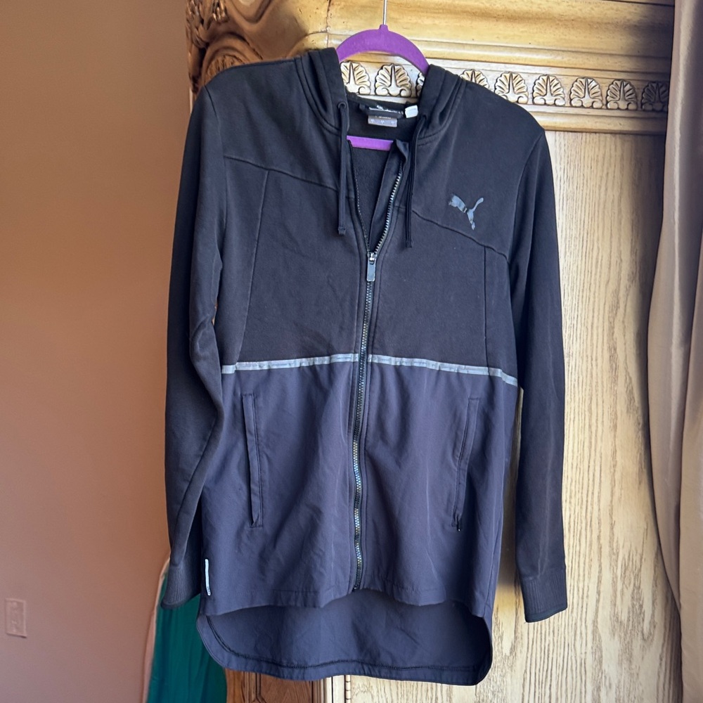 PUMA zippered hoodie with 2 pockets